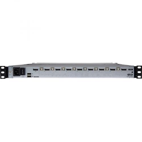 Tripp Lite By Eaton NetDirector 8 Port DisplayPort KVM Switch Console With 17 In. LCD, IP Remote Access, Dual Rail, 1U Rack Mount Alternate-Image1/500