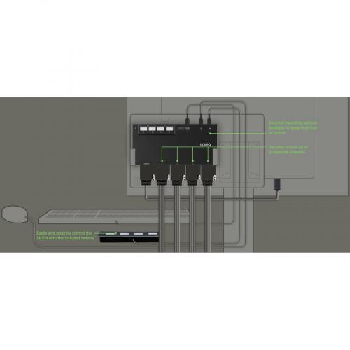 Belkin F1DN104MOD BA 4 KVM Switchbox Alternate-Image1/500