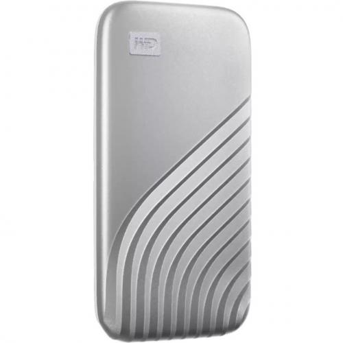 WD My Passport WDBAGF0010BSL WESN 1 TB Portable Solid State Drive   External   Silver Alternate-Image1/500