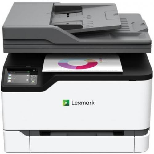 Lexmark MC3426i Wireless Laser Multifunction Printer Color Copier/Scanner 26 Ppm Mono/26 Ppm Color Print 600x600 Print Automatic Duplex Print 75000 Pages Monthly 251 Sheets Input Color Scanner 600 Optical Scan Gigabit Ethernet Ethernet Wireless LAN Alternate-Image1/500