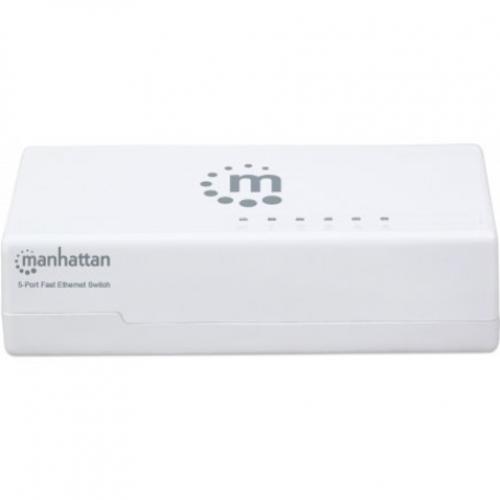 Manhattan 5 Port Fast Ethernet Switch, Plastic, Three Year Warranty, Box Alternate-Image1/500