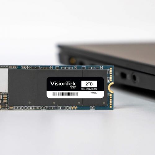 VisionTek 2 TB Solid State Drive   M.2 2280 Internal   PCI Express NVMe (PCI Express NVMe 4.0 X4) Alternate-Image1/500