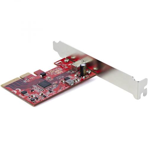 StarTech.com USB 3.2 Gen 2x2 PCIe Card   USB C 20Gbps PCI Express 3.0 X4 Controller   USB Type C Add On PCIe Expansion Card  Windows/Linux Alternate-Image1/500