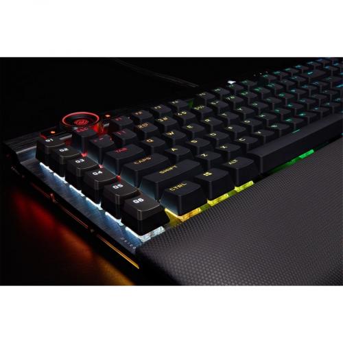 Corsair K100 RGB Mechanical Gaming Keyboard   CHERRY MX Speed   Black Alternate-Image1/500