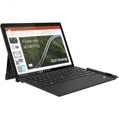 Lenovo ThinkPad X12 Detachable Gen 1 20UW000YUS 12.3" Touchscreen Detachable 2 In 1 Notebook   Full HD   1920 X 1080   Intel Core I5 I5 1130G7 Quad Core (4 Core) 1.80 GHz   16 GB Total RAM   256 GB SSD Alternate-Image1/500