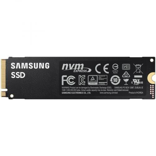 Samsung 980 PRO MZ V8P2T0 2 TB Solid State Drive   M.2 2280 Internal   PCI Express NVMe (PCI Express NVMe 4.0 X4) Alternate-Image1/500