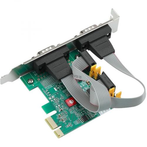 SIIG 2 Port DP Cyber RS 232 2S PCIe Card   250Kbps Alternate-Image1/500