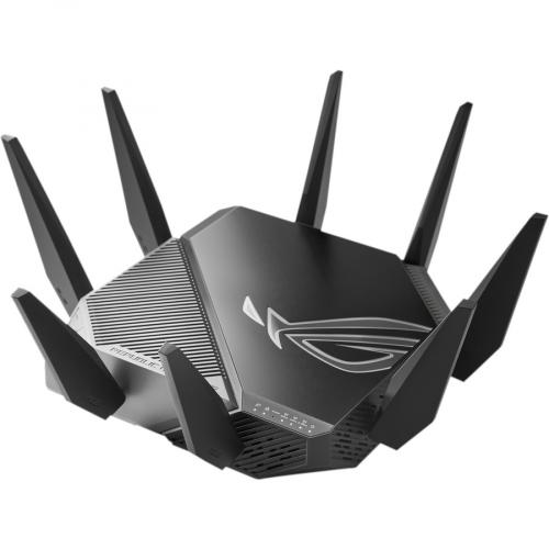 Asus ROG Rapture GT AXE11000 Wi Fi 6 IEEE 802.11ax Ethernet Wireless Router Alternate-Image1/500