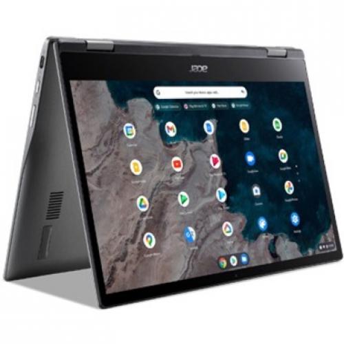 Acer Chromebook Spin 513 R841T R841T S4ZG 13.3" Touchscreen Convertible 2 In 1 Chromebook   Full HD   1920 X 1080   Qualcomm Kryo 468 Octa Core (8 Core) 2.10 GHz   4 GB Total RAM   64 GB Flash Memory Alternate-Image1/500