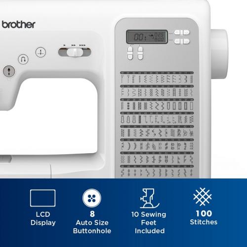 Brother CP100X Computerized Sewing And Quilting Machine With Wide Table Alternate-Image1/500