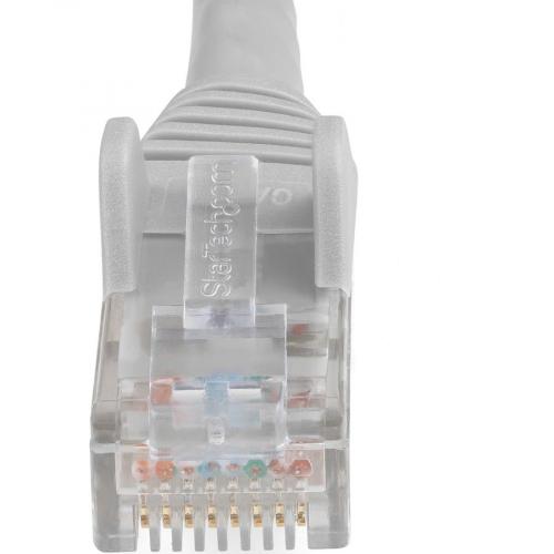 StarTech.com 6ft (1.8m) CAT6 Ethernet Cable, LSZH (Low Smoke Zero Halogen) 10 GbE Snagless 100W PoE UTP RJ45 Gray Network Patch Cord, ETL Alternate-Image1/500