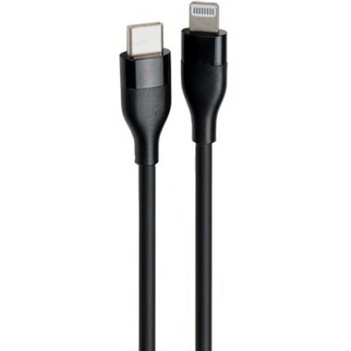 V7 USB C Male To Lightning Male Cable USB 2.0 480 Mbps 3A 1m/3.3ft Black Alternate-Image1/500