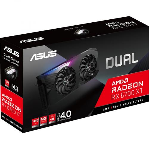 Asus AMD Radeon RX 6700 XT Graphic Card   12 GB GDDR6 Alternate-Image1/500