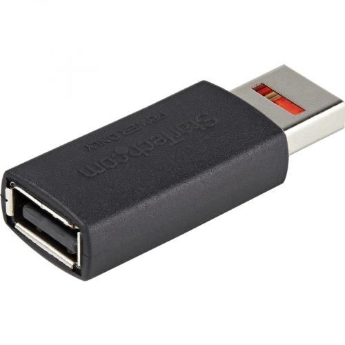 StarTech.com Secure Charging USB Data Blocker Adapter, Male/Female USB A Data Blocking Charge/Power Only Charging Adapter For Phone/Tablet Alternate-Image1/500