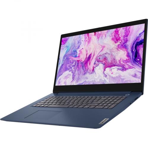 Lenovo IdeaPad 3 17.3" Laptop Intel Core I7 1065G7 8GB RAM 256GB SSD Abyss Blue   10th Gen I7 1065G7 Quad Core   In Plane Switching (IPS) Technology   Windows 10 Home   7.4 Hr Battery Life Alternate-Image1/500