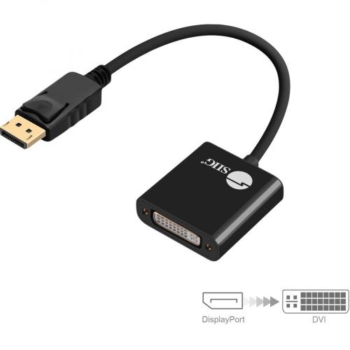 SIIG DisplayPort To DVI Converter Alternate-Image1/500
