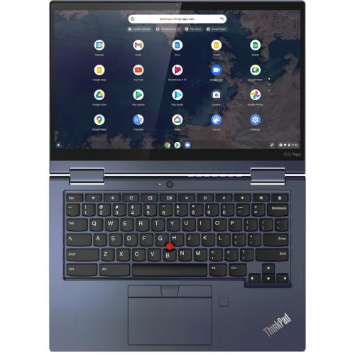 Lenovo ThinkPad C13 Yoga 13.3" Touchscreen 2 In 1 Chromebook AMD 3150C 4GB RAM 32GB EMMC Abyss Blue   AMD 3150C Dual Core (2 Core) 2.40 GHz   AMD Radeon Graphics   In Plane Switching (IPS) Technology   Chrome OS   Up To 12.5 Hr Battery Life Alternate-Image1/500