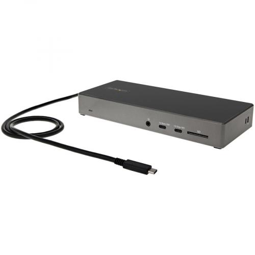 StarTech.com USB C Dock, Triple 4K Monitor USB C Docking Station With DP 1.4 & DSC, 2x DisplayPort & 1x HDMI, 100W PD, 6x USB (2x 10Gbps) Alternate-Image1/500