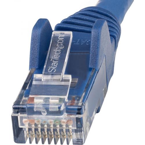StarTech.com 7ft (2m) CAT6 Ethernet Cable, LSZH (Low Smoke Zero Halogen) 10 GbE Snagless 100W PoE UTP RJ45 Blue Network Patch Cord, ETL Alternate-Image1/500