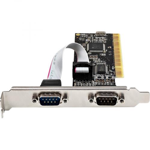 StarTech.com PCI Serial Parallel Combo Card With Dual Serial RS232 Ports (DB9) & 1x Parallel Port (DB25), PCI Adapter Expansion Card Alternate-Image1/500