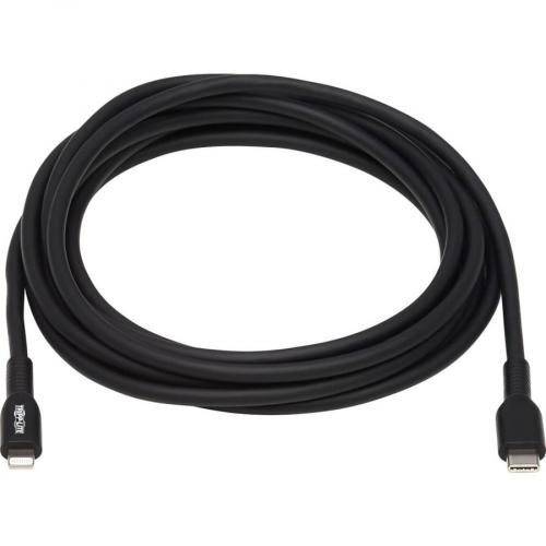 Eaton Tripp Lite Series USB C To Lightning Sync/Charge Cable (M/M), MFi Certified, Black, 3 M (9.8 Ft.) Alternate-Image1/500