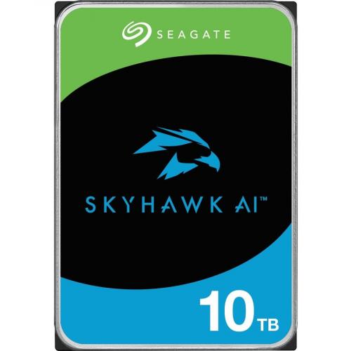 Seagate SkyHawk AI ST10000VE001 10 TB Hard Drive   3.5" Internal   SATA (SATA/600)   Conventional Magnetic Recording (CMR) Method Alternate-Image1/500
