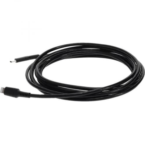 AddOn 3.0m (9.8ft) USB 3.1 Type (C) Male To Lightning Male Sync And Charge Black Cable Alternate-Image1/500
