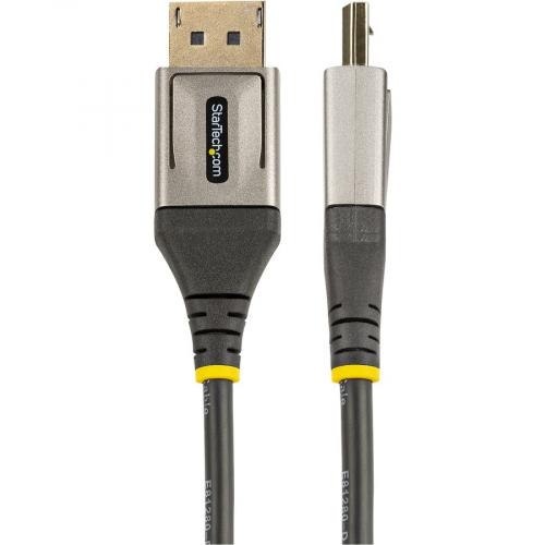 StarTech.com 3ft (1m) VESA Certified DisplayPort 1.4 Cable, 8K 60Hz HDR10, UHD 4K 120Hz Video, DP To DP Monitor Cord, DP 1.4 Cable, M/M Alternate-Image1/500