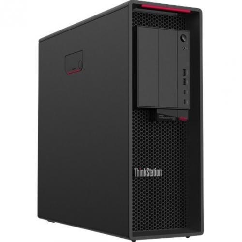 Lenovo ThinkStation P620 30E000DSUS Workstation   1 X AMD Ryzen Threadripper PRO Dodeca Core (12 Core) 3945WX 4 GHz   32 GB DDR4 SDRAM RAM   1 TB SSD   Tower   Graphite Black Alternate-Image1/500