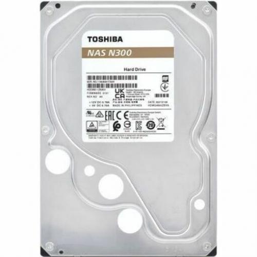 Toshiba N300 8 TB Hard Drive   3.5" Internal   SATA (SATA/600)   Conventional Magnetic Recording (CMR) Method Alternate-Image1/500