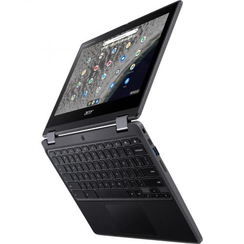 Acer Chromebook Spin 511 11.6" Touchscreen Convertible 2 In 1 Chromebook 1366x768 Intel Celeron N4500 4GB RAM 32GB EMMC Intel UHD Graphics Shale Black Alternate-Image1/500