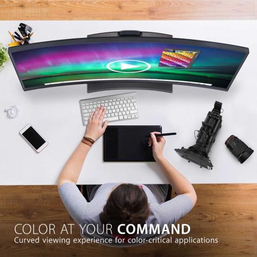 38" ColorPro 21:9 Curved WQHD+ IPS Monitor With 90W USB C, RJ45 And SRGB Alternate-Image1/500