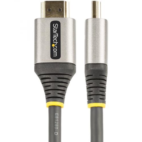 StarTech.com 6ft (2m) Premium Certified HDMI 2.0 Cable, High Speed Ultra HD 4K 60Hz HDMI Cable With Ethernet, HDR10, UHD HDMI Monitor Cord Alternate-Image1/500