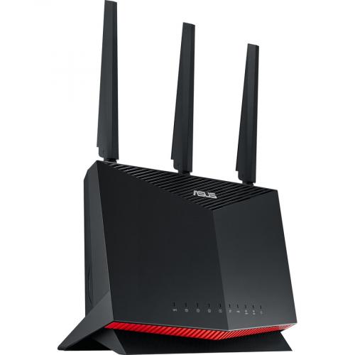 Asus RT AX86S Wi Fi 6 IEEE 802.11ax Ethernet Wireless Router Alternate-Image1/500