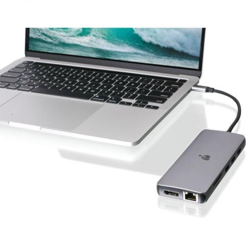 IOGEAR USB C Triple HD Compact Dock W/ PD 3.0 Alternate-Image1/500