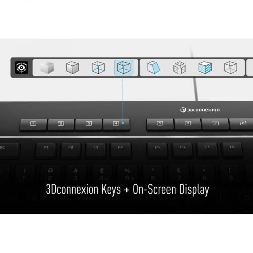 3Dconnexion Keyboard Pro With Numpad, US (QWERTY) Alternate-Image1/500