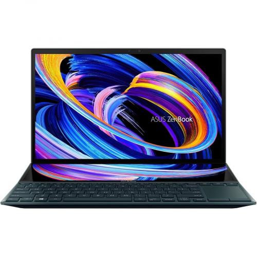 Asus ZenBook Duo 14 14" Notebook 1920 X 1080 FHD Intel Core I7 1195G7 16GB RAM 1TB SSD Celestial Blue   Intel Core I7 1195G7 Quad Core   1920 X 1080 FHD Display   NVIDIA GeForce MX450   In Plane Switching (IPS) Technology   Windows 11 Pro Alternate-Image1/500