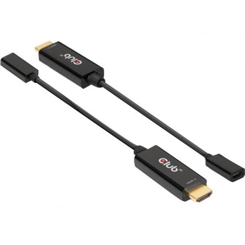 Club 3D HDMI To USB Type C 4K60Hz Active Adapter M/F Alternate-Image1/500