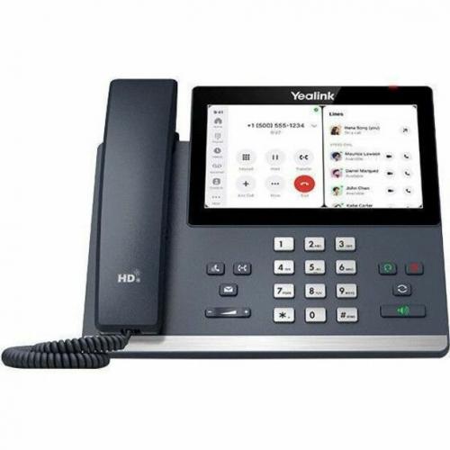 Yealink MP56 ZOOM IP Phone   Corded   Corded   Bluetooth, Wi Fi   Wall Mountable   Classic Gray Alternate-Image1/500