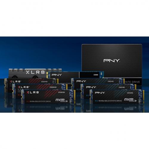 PNY CS2140 500 GB Solid State Drive   M.2 2280 Internal   PCI Express NVMe (PCI Express NVMe 4.0 X4) Alternate-Image1/500