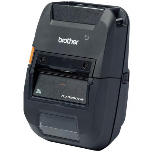 Brother RuggedJet RJ 3250WB L Mobile Direct Thermal Printer   Monochrome   Portable   Label/Receipt Print   Ethernet   USB   Bluetooth   Black Alternate-Image1/500