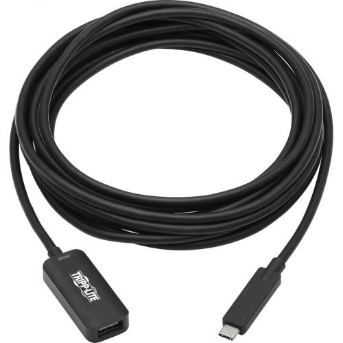 Tripp Lite By Eaton USB 3.2 Gen 2 Active Extension Cable   USB C To USB A (M/F), 10 Gbps, Data Only, 5 M (16.4 Ft.) Alternate-Image1/500