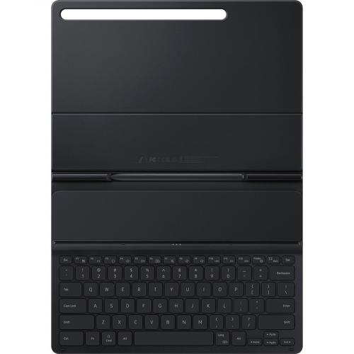 Samsung Keyboard/Cover Case (Book Fold) For 12.4" Samsung Galaxy Tab S7 FE, Galaxy Tab S7+ Tablet   Mystic Black Alternate-Image1/500