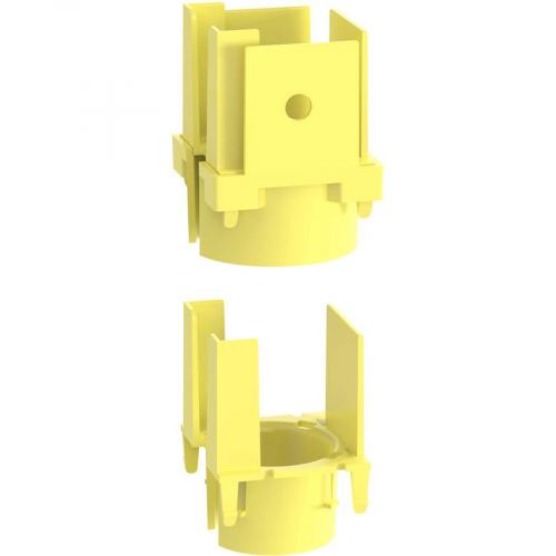 Panduit FiberRunner® 1-Port Spillout, 2x2, Yellow