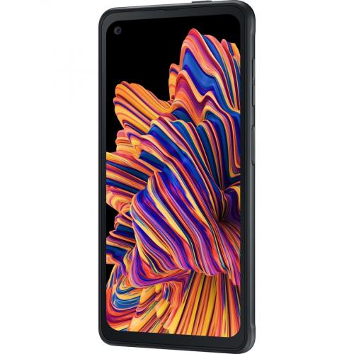Samsung Galaxy XCover Pro SM G715U1 64 GB Smartphone   6.3" TFT LCD Full HD Plus 2340 X 1080   Octa Core (Cortex A73Quad Core (4 Core) 2.30 GHz + Cortex A53 Quad Core (4 Core) 1.70 GHz   4 GB RAM   Android 10   4G   Black Alternate-Image1/500