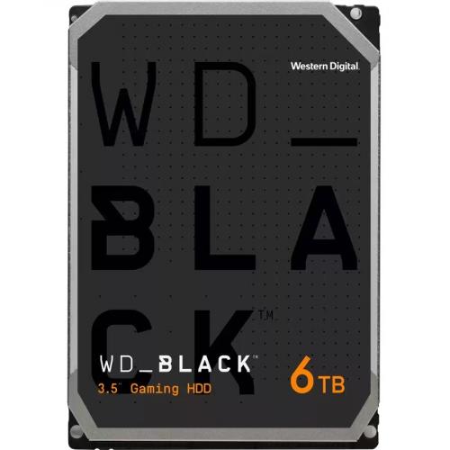 WD Black WD6004FZWX 6 TB Hard Drive   3.5" Internal   SATA (SATA/600)   Conventional Magnetic Recording (CMR) Method   3.5" Carrier Alternate-Image1/500