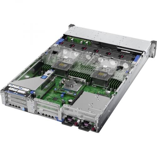 HPE ProLiant DL380 G10 2U Rack Server   1 X Intel Xeon Silver 4210R 2.40 GHz   32 GB RAM   12Gb/s SAS Controller Alternate-Image1/500