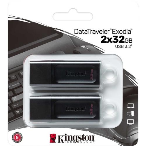 Kingston DataTraveler Exodia 32GB USB 3.2 (Gen 1) Flash Drive Alternate-Image1/500