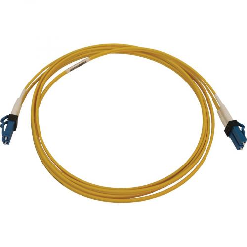 Eaton Tripp Lite Series 400G Duplex Singlemode 9/125 OS2 Switchable Fiber Optic Cable (LC/UPC M/M), LSZH, Yellow, 2 M (6.6 Ft.) Alternate-Image1/500