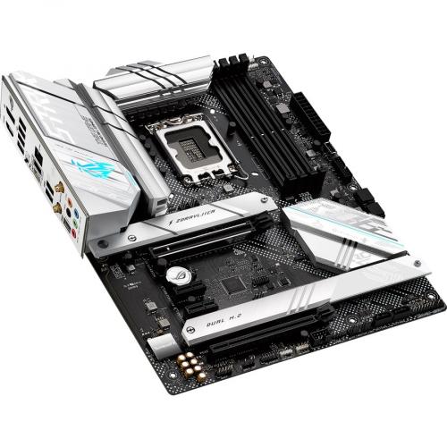 Asus ROG Strix B660 A GAMING WIFI D4 Gaming Desktop Motherboard   Intel B660 Chipset   Socket LGA 1700   Intel Optane Memory Ready   Mini ITX Alternate-Image1/500